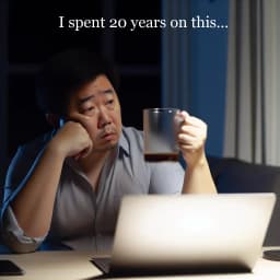 Devastated man 20 years