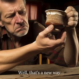 Devastated man new way